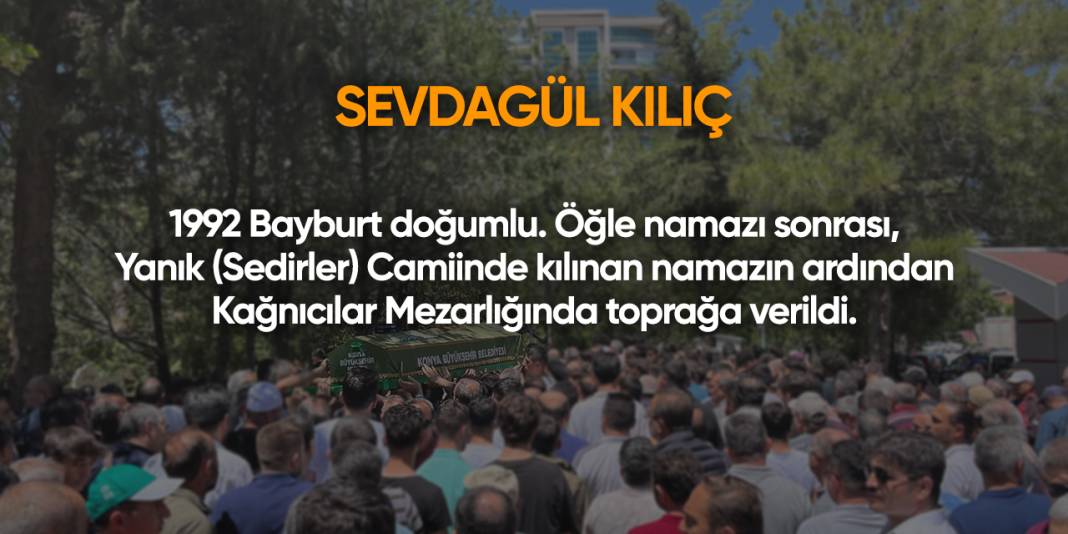 Konya'da bugün vefat edenler | 21 Aralık 2024 13